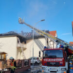 Wohnhausbrand, Menschenleben in Gefahr